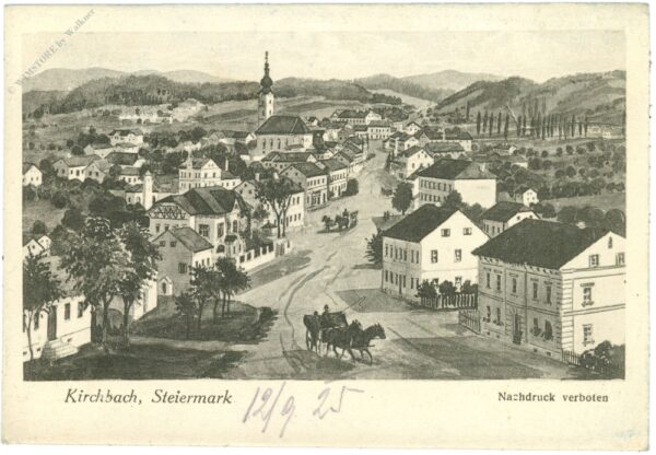 kirchbach, ortsansicht