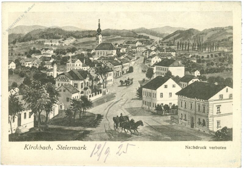 kirchbach, ortsansicht kirchbach, ortsansicht