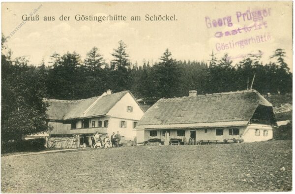 schöckel, gruss aus der göstingerhütte