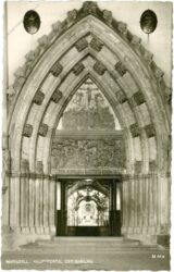 mariazell, hauptportal der basilika