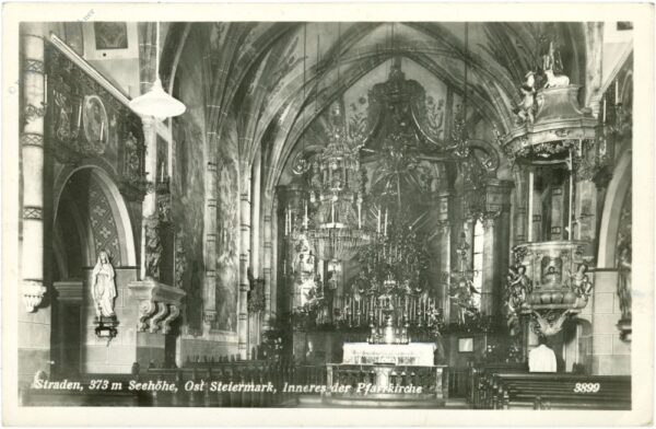 straden, inneres der pfarrkirche