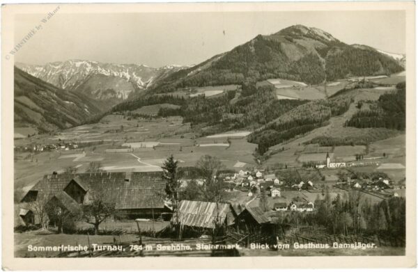 turnau, blick vom gasthaus gamsjäger