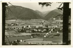 st. marein, und st. lorenzen, ortsansicht
