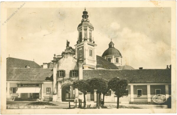 pöllau, schulplatz