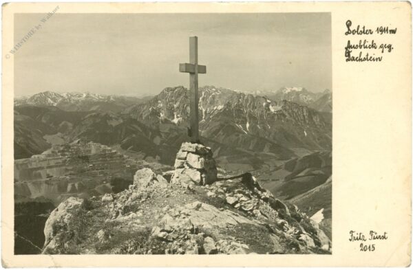 polster, ausblick auf den dachstein