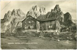 dachstein, hofpürgl hütte mit bischofsmütze