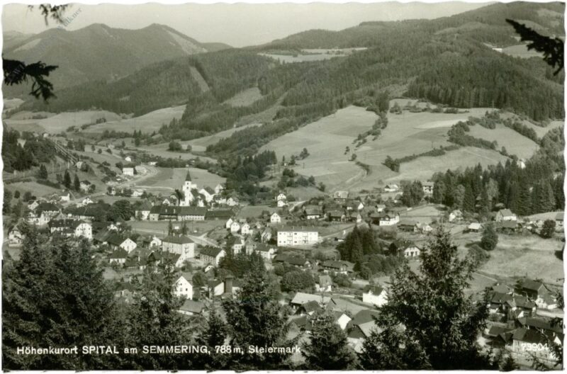 spital am semmering, ortsansicht spital am semmering, ortsansicht