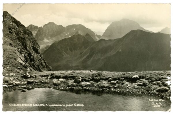 schladminger tauern, krugeckscharte gegen golling