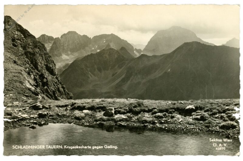 schladminger tauern, krugeckscharte gegen golling
