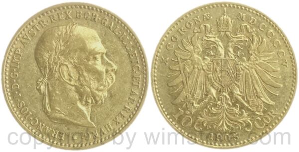 franz josef i., dukat 1910, km 595, gold, vz, kleiner randschaden (kopie) franz josef i., dukat 1910, km 595, gold, vz, kleiner randschaden (kopie)