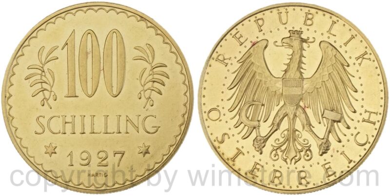 1. republik, 25 schilling 1931, km 2841, gold, vz st (kopie) 1. republik, 25 schilling 1931, km 2841, gold, vz st (kopie)