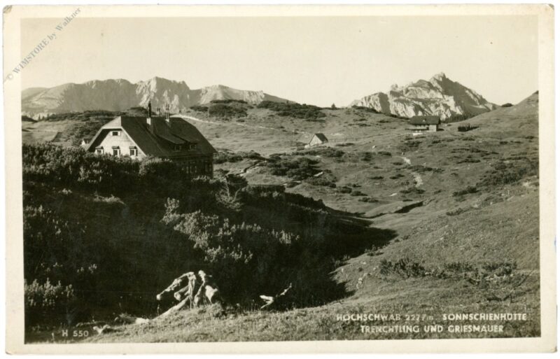 hochschwab, sonnschienhütte, trenchtling und griesmauer
