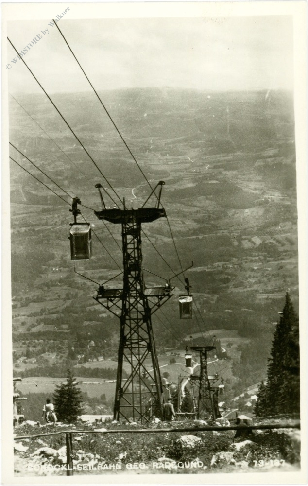 schöckel, seilbahn gegen radegund