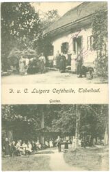 tobelbad, d. u. c. luigers cafehalle, multiansicht