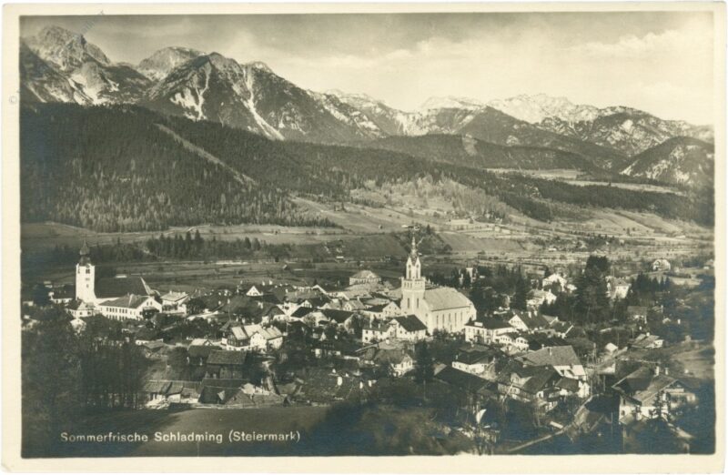 schladming, ortsansicht