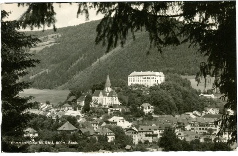 murau, ortsansicht