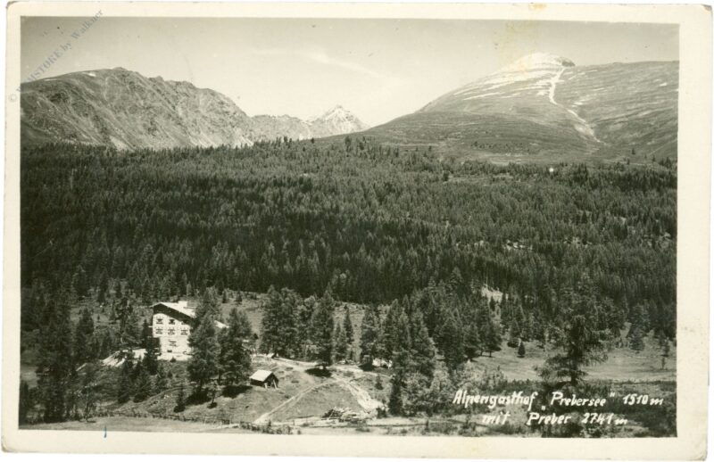 tamsweg, alpengasthof prebersee mit preber tamsweg, alpengasthof prebersee mit preber