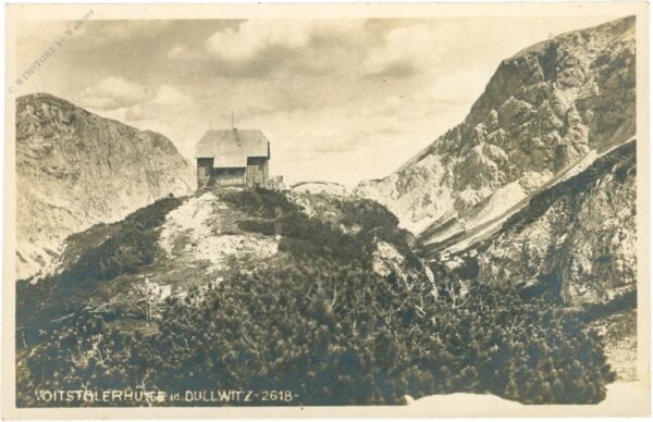 hochschwab, voitsthalerhütte mit dullwitz