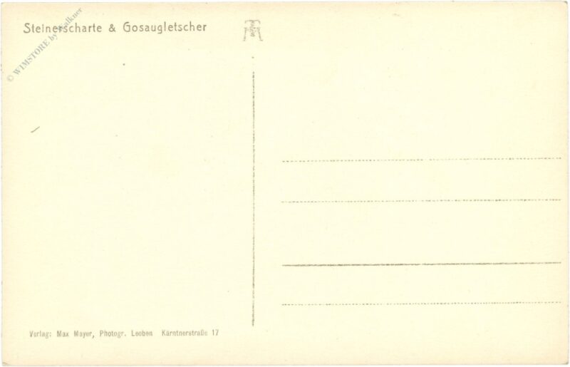 gosau, gosaugletscher und steinerscharte