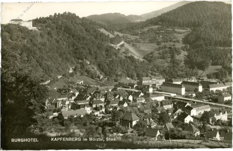 kapfenberg, burghotel, ortsansicht kapfenberg, burghotel, ortsansicht