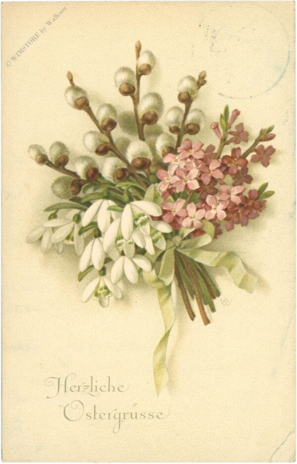ostern, blumenstrauß