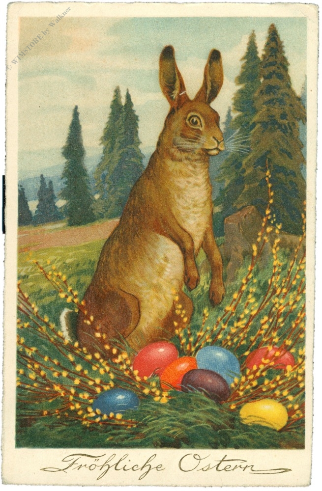 ostern, hase mit eiern ostern, hase mit eiern