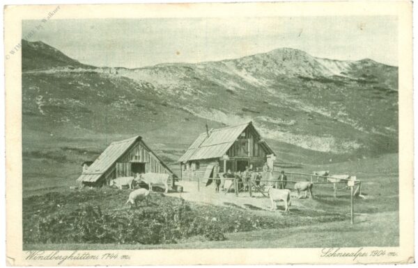 schneealpe, windberghütten