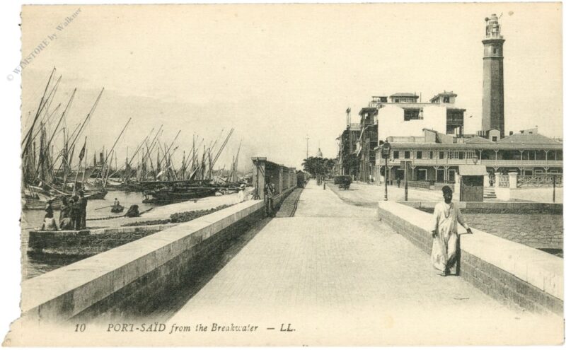 port said, from the breakwater port said, from the breakwater