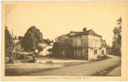 manciet, plaza de la poste