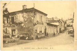 manciet, rue de la poste