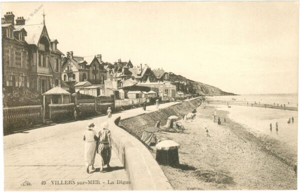 villers sur mer,, la digue