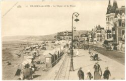 villers sur mer, la digue et la plage