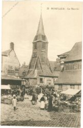 honfleur, le marche