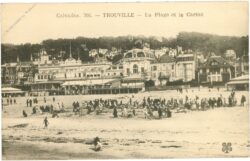 trouville, la plage et le casino