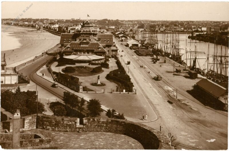 saint malo, le casino et le sillon