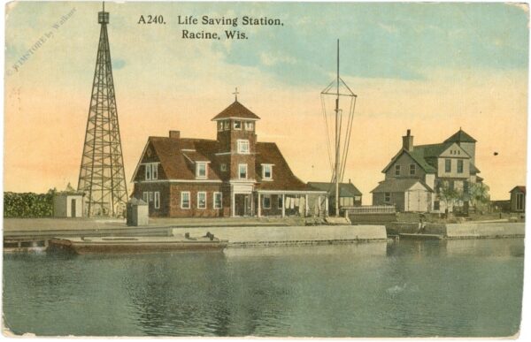 wisconsin, racine, life saving station