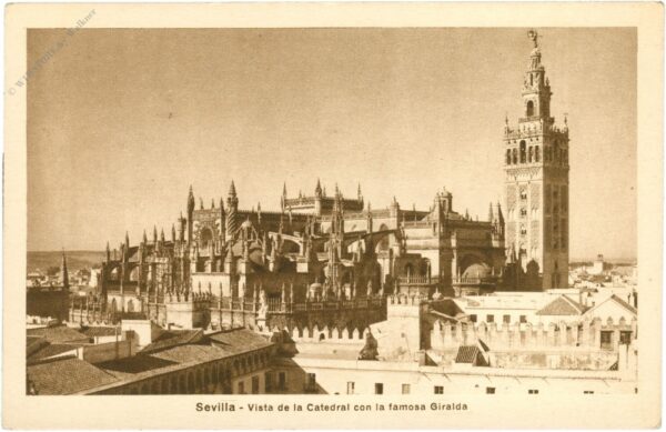 sevilla, vista de la catedral