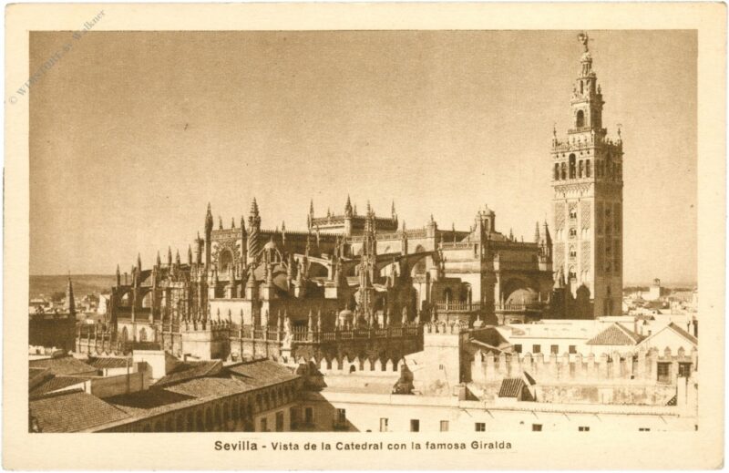 sevilla, vista de la catedral sevilla, vista de la catedral