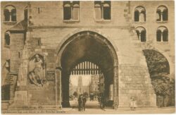 köln, eigelsteiner tor mit blick in die neußer straße
