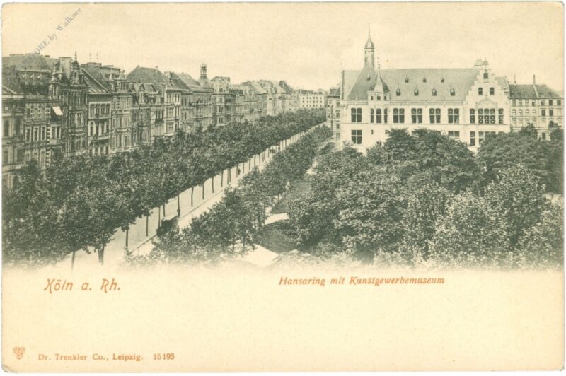 köln, hansaring mit kunstgewerbemuseum köln, hansaring mit kunstgewerbemuseum