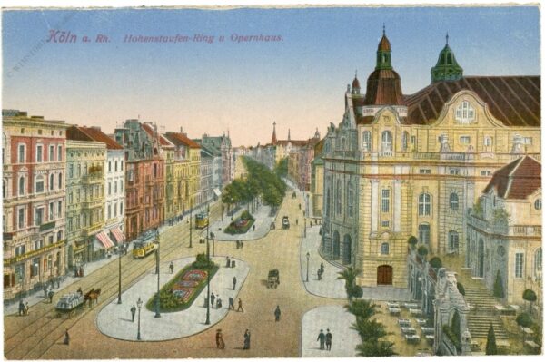 köln, hohenstaufen ring und oper