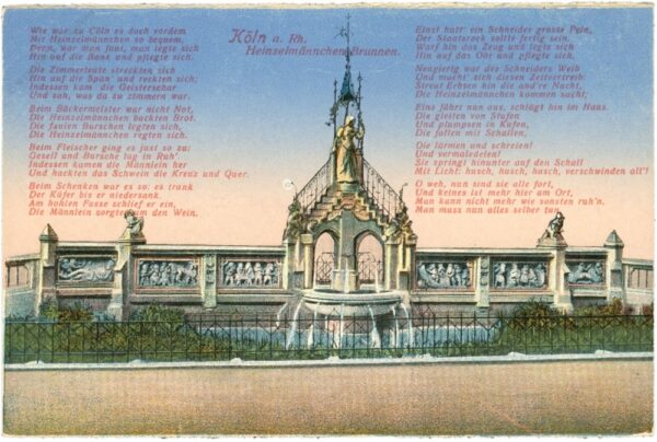 köln, heinzelmännchenbrunnen