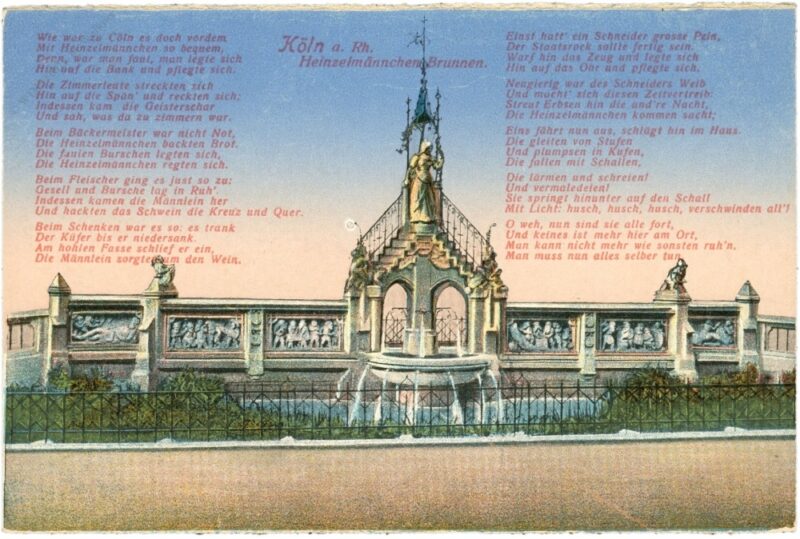 köln, heinzelmännchenbrunnen köln, heinzelmännchenbrunnen