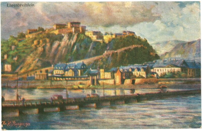 ehrenbreitstein, ansicht ehrenbreitstein, ansicht