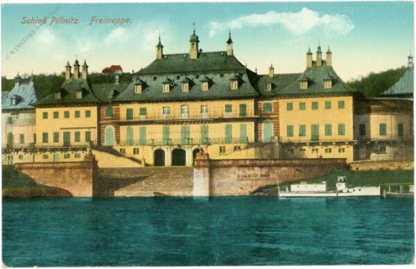 dresden, schloss pillnitz, freitreppe