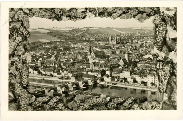 würzburg, blick von der festung auf die stadt