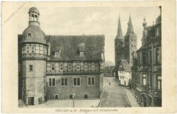 höxter an der weser, rathaus mit kilianikirche