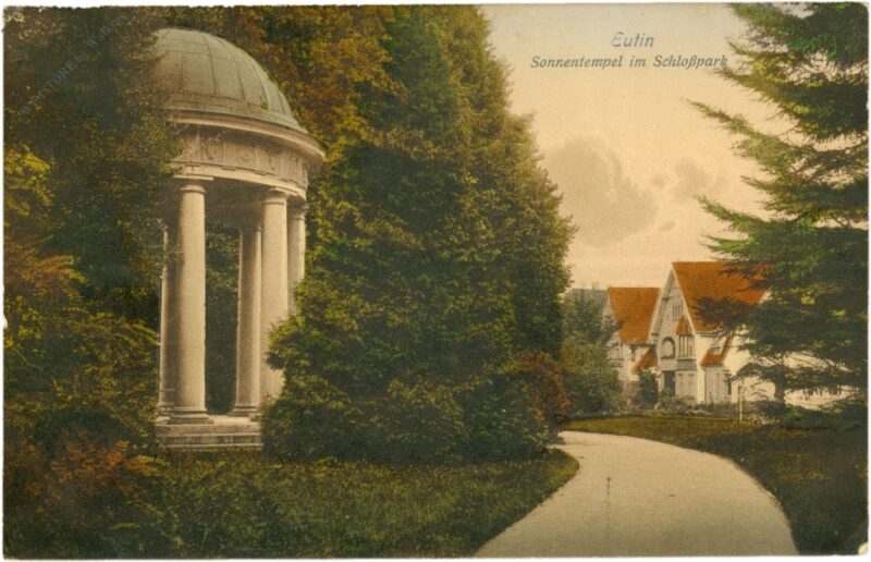 eutin, sonnentempel im schlosspark eutin, sonnentempel im schlosspark