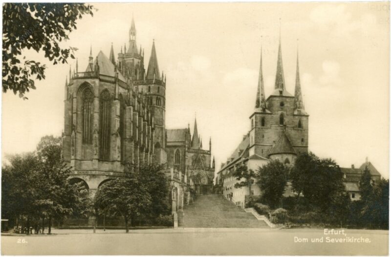 erfurt, dom und severikirche erfurt, dom und severikirche