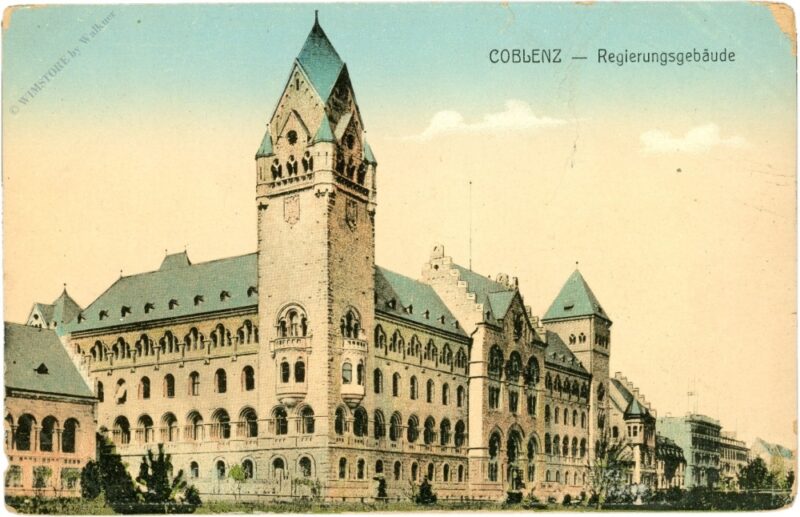 koblenz, regierungsgebäude koblenz, regierungsgebäude